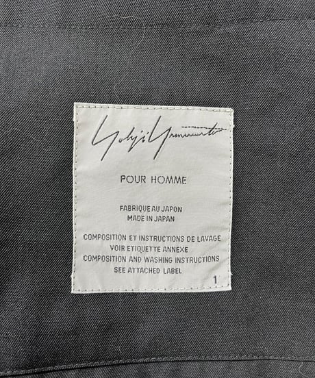 2013SS yohji yamamoto pour homme フード付きブルゾン（HX-J14-100）