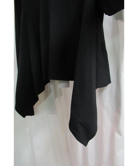 camphor tree  アシメトリーショートカットソー M size