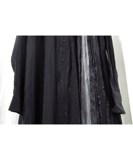 20aw yohji yamamoto femme レーヨン デザインロングブラウス（FR-B05-203）