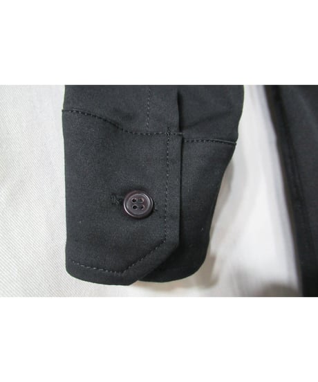 新品 11ss yohji yamamoto femme 黒 ７分袖 デザインブラウス FO-B05-006