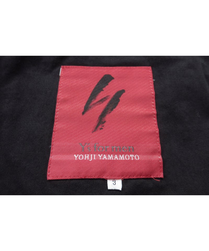 赤タグ Y's for men yohji yamamoto ポケットデザイン コットンジャケ...