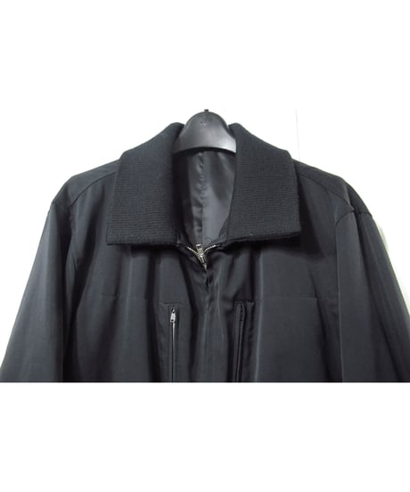 90s' Y’s for men yohji yamamoto vintage 襟ニットデザインブルゾン（ME-Y05-100）