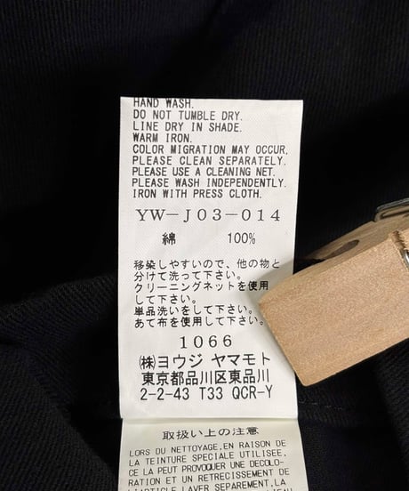 Y's yohji yamamoto 2釦ジャケット（YW-J03-014）