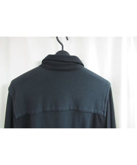 93aw yohji yamamoto pour homme vintage 黒 切替えデザインブラウス HP-B50-819