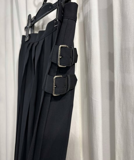 Y's yohji yamamoto プリ－ツ巻きスカート（YG-S64-103）