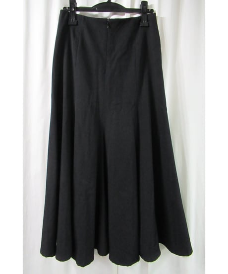 yohji yamamoto+noir ウエストデザインフレアスカート NS-1
