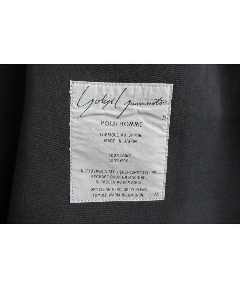 美品 88ss yohji yamamoto pour homme vintage アイレット 