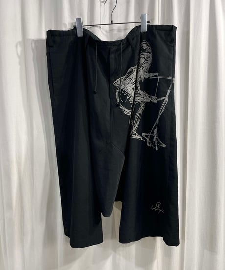 2016SS yohji yamamoto pour homme スカルプリント セットアップ（HO-J13-101ST）