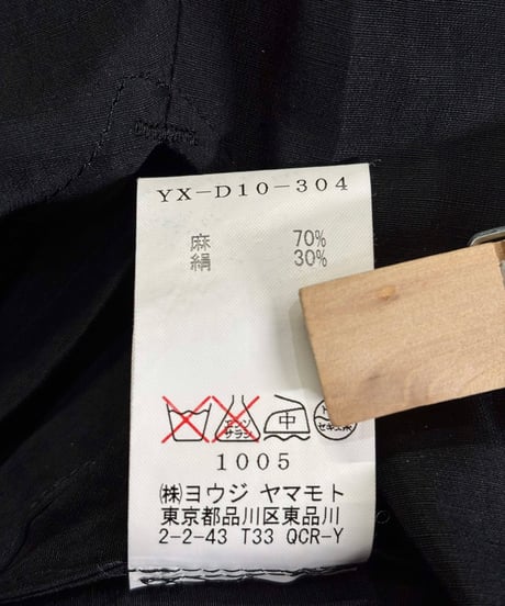 Y's yohji yamamoto ノ－スリーブワンピース（YX-D10-304）