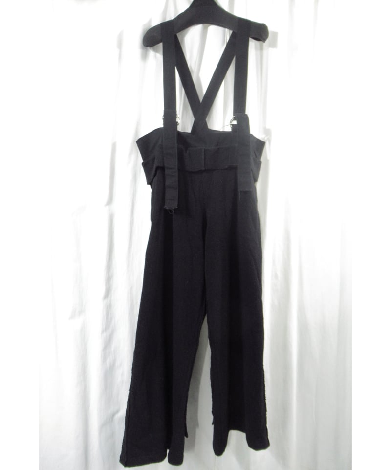 Yohji Yamamoto y's黒サロペット・オーバーオール Y's yohji yamamoto