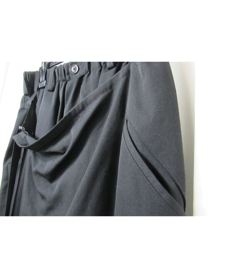 19aw yohji yamamoto pour homme ラップデザインパンツ（HC-P25-100）