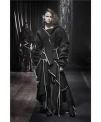 21aw yohji yamamoto femme デザインドレス（FX-D18-007）