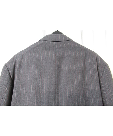90's yohji yamamoto COSTUME D'HOMME グレー ダブル 変わりボタンセットアップ（HV-X04-190）