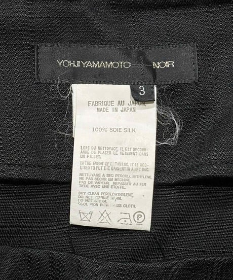 yohji yamamoto +NOIR シルクロングスカート（NJ-S03-404）