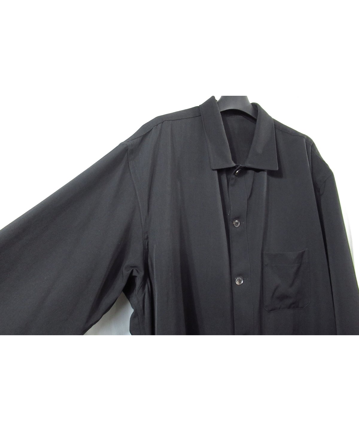 18ss yohji yamamoto pour homme シンプルロングブラウス(HW-B 18ss yohji yamamoto pour homme シンプルロングブラウス(HW-B