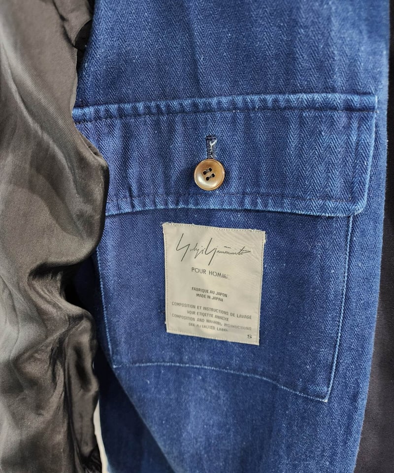 yohji yamamoto pour homme リバーシブル　ジャケット 00aw yohji yamamoto pour homme リバーシブル シンプル