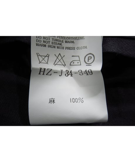 yohji yamamoto pour homme フラップポケットデザイン 麻ジャケット（HZ-J34-349）