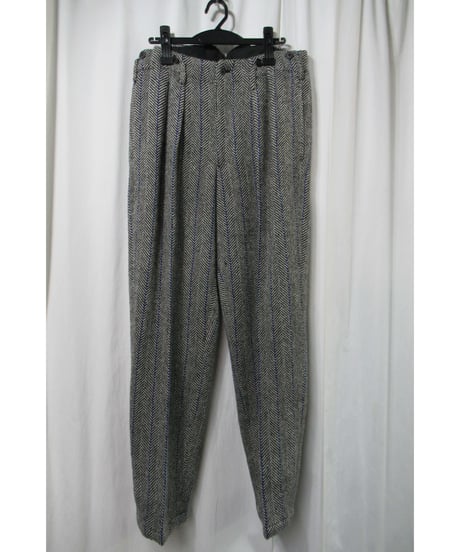 01aw yohji yamamoto pour homme ギャングスター 襟デザイン ツイードセットアップ（HV-J63-136／HV-P10-136）