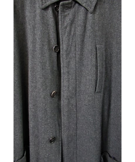 激レア AD1994 COMME des GARCONS HOMME PLUS 縮絨 フライフロント 切りっぱなしロングコート XC-02003M