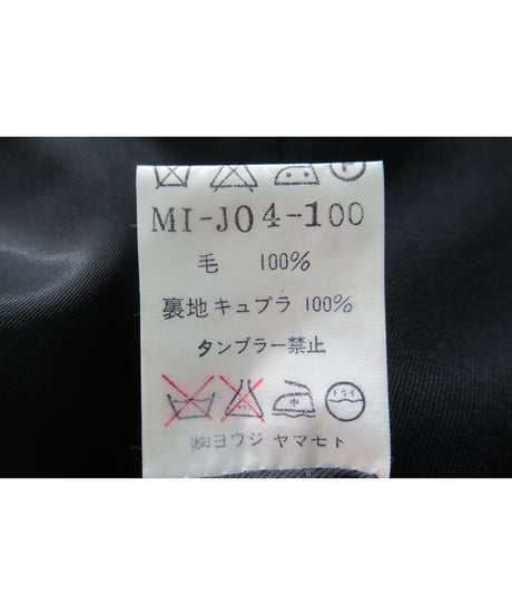 90’s Y’s for men yohji yamamoto vintage パチポケットデザイン ノーカラージャケット（MI-J04-100）