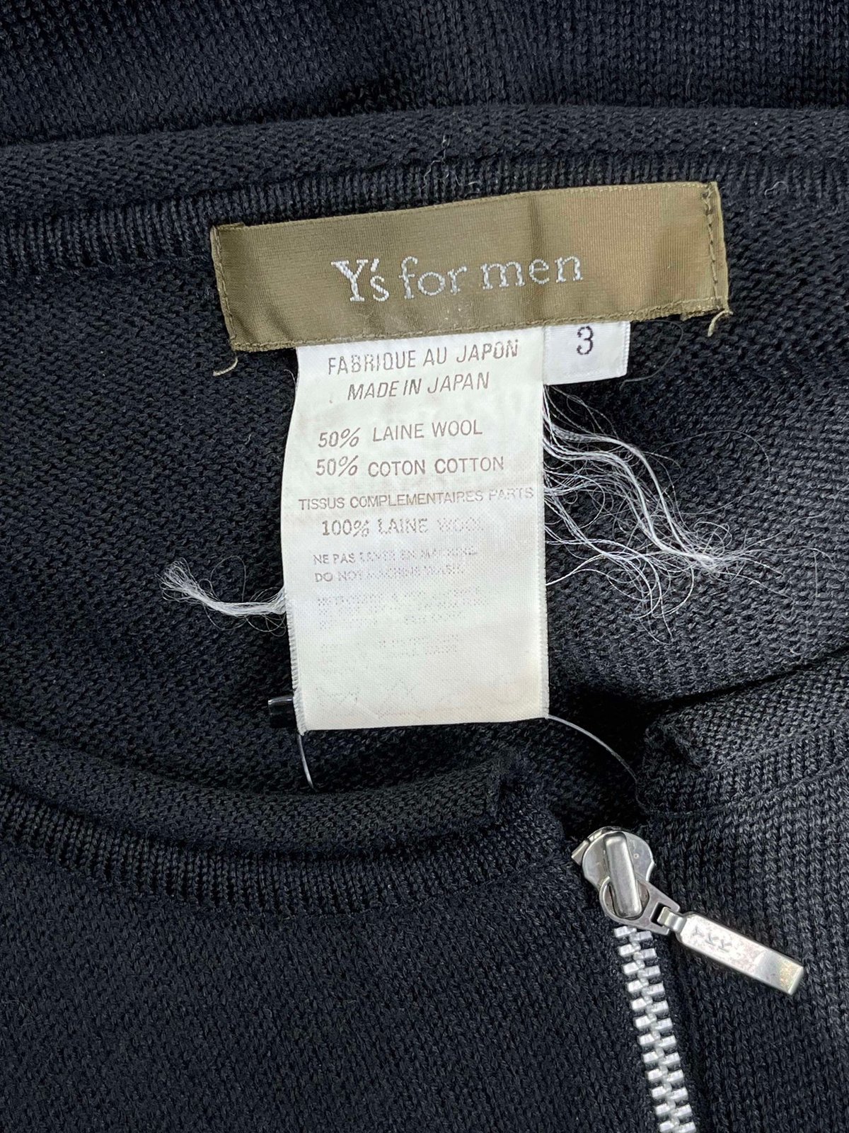 Y's for men yohji yamamoto ジップアップ カーディガン（M-K-11