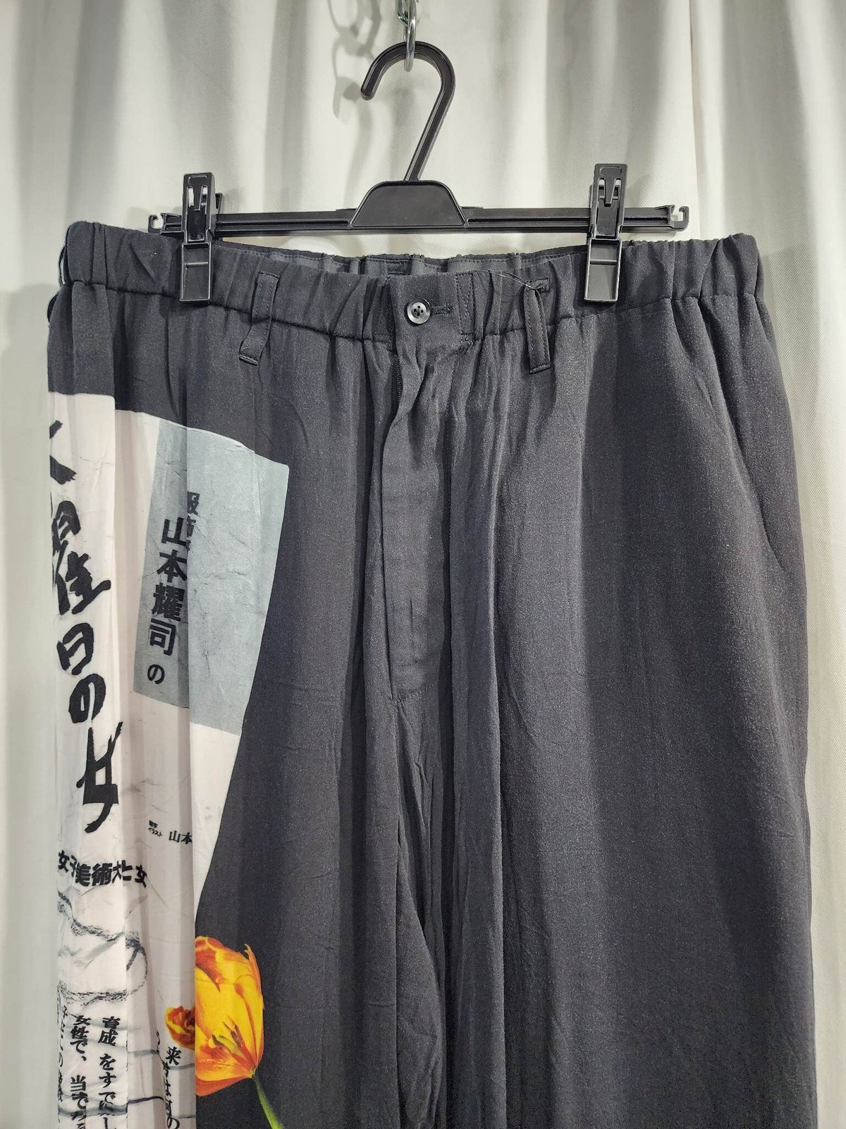 2019ss yohji yamamoto pour homme プリントパンツ （HH-P2