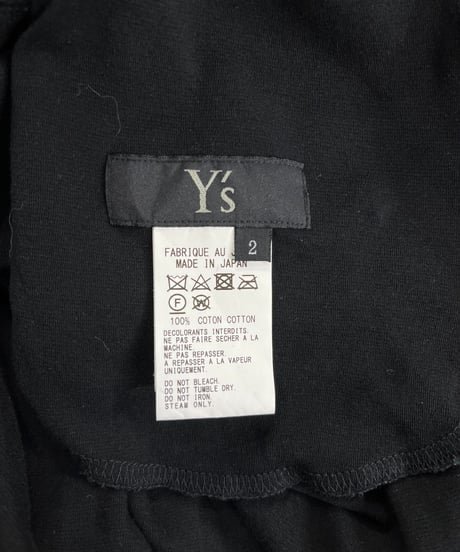 Y's yohji yamamoto 綿 デザインワンピース（YN-T26-064）
