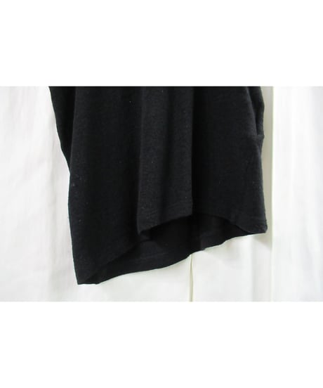 Y's yohji yamamoto アシメトリーデザインニットカットソー YK-T06-540