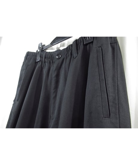 15aw yohji yamamoto pour homme 切りっぱなし 裾レイヤードデザイン サルエルパンツ（HY-P1）