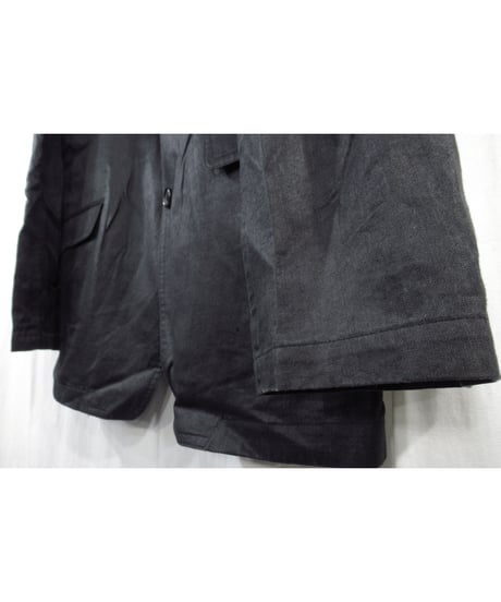 yohji yamamoto pour homme フラップポケットデザイン 麻ジャケット（HZ-J34-349）