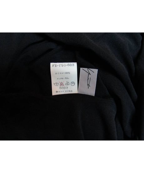 95ss yohji yamamoto femme vintage カットソーシンプルワンピース FB-T90-603