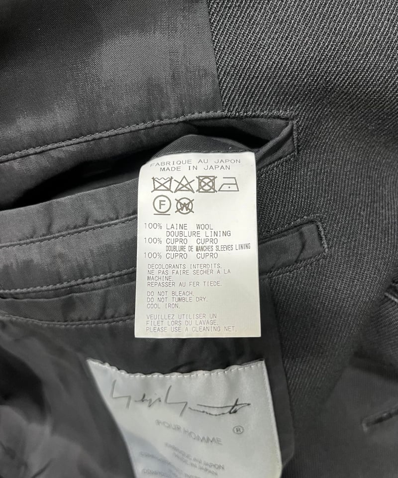 2022AW yohji yamamoto pour homme デザインジャケット(HE-J 2022AW yohji yamamoto pour homme デザインジャケット(HE-J