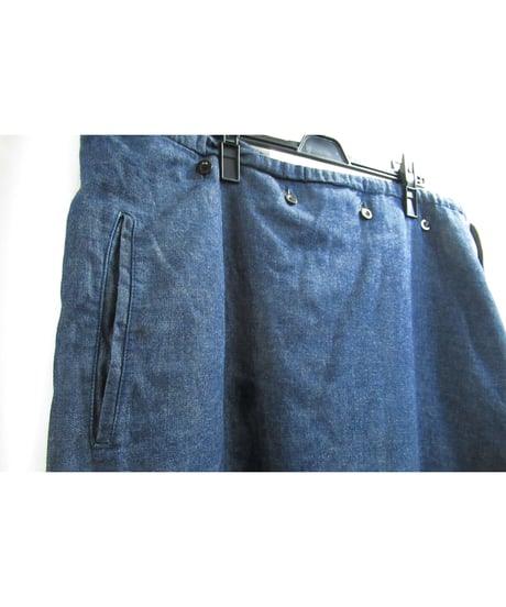 04ss yohji yamamoto pour homme 2way デニム ラップパンツ（HZ-P32-030）