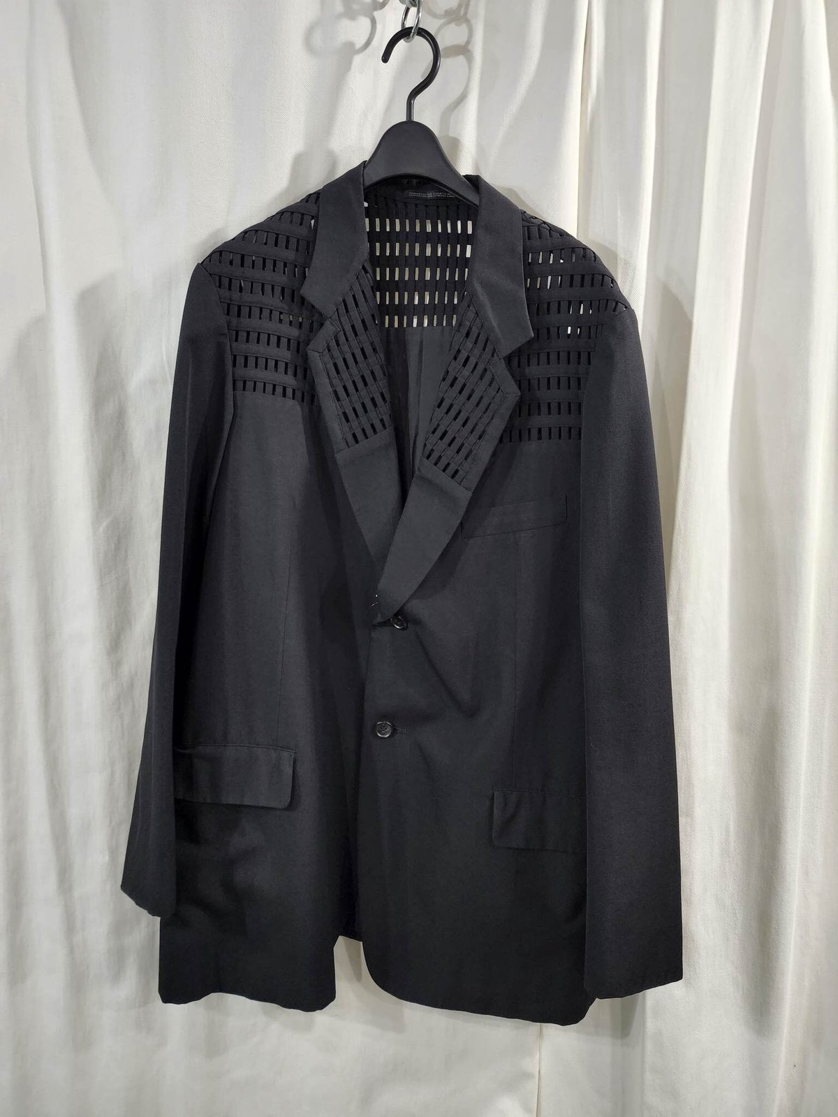 1999aw yohji yamamoto pour homme 黒 vintage 2釦 デ...