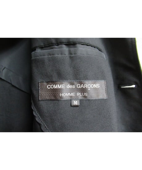 AD1997 COMME des GARCONS HOMME PLUS 黒 シンプルジャケット PJ-10033
