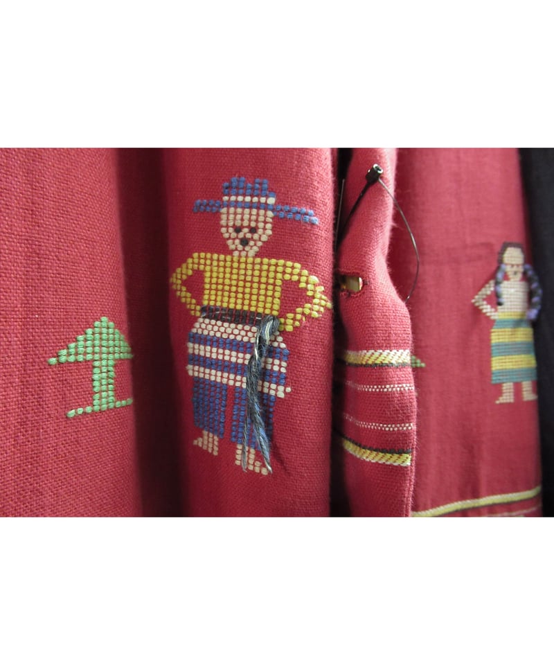 グアテマラ 刺繍 アンティーク ヴィンテージ 1970 ジャンティーク-