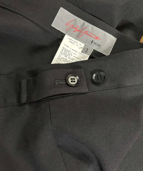 2011SS yohji yamamoto +NOIR ウールギャバジンパンツ（NO-P06-100）