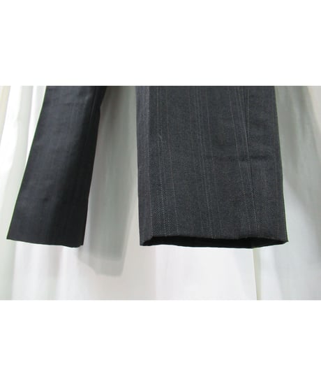 99ss yohji yamamoto pour homme vintage ストライプ ファスナーデザインセットアップ（HC-J51-901）