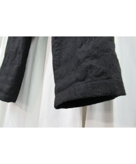 03aw yohji yamamoto pour homme レザー切替えデザインパンツ（HU-P59-169）