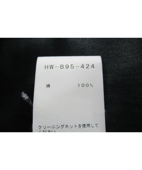 18ss yohji yamamoto pour homme サイトウ ユウスケ YUSUKE SAITOH モダンガールプリント シルク ロングブラウス（HW-B95-424）