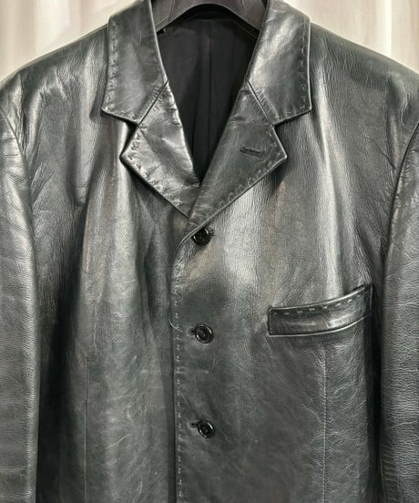 2000AW yohji yamamoto pour homme レザージャケット（HT-J70-701）