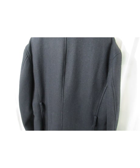 90’s Y’s for men yohji yamamoto pour homme vintage 襟リブニット切替えデザイン ロングコート （MG-C04-119）