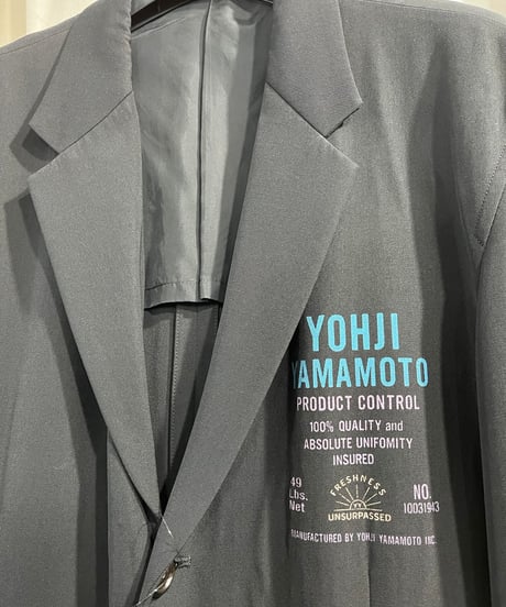 1992SS yohji yamamoto pour homme プリントジャケット（HO-J16-100）