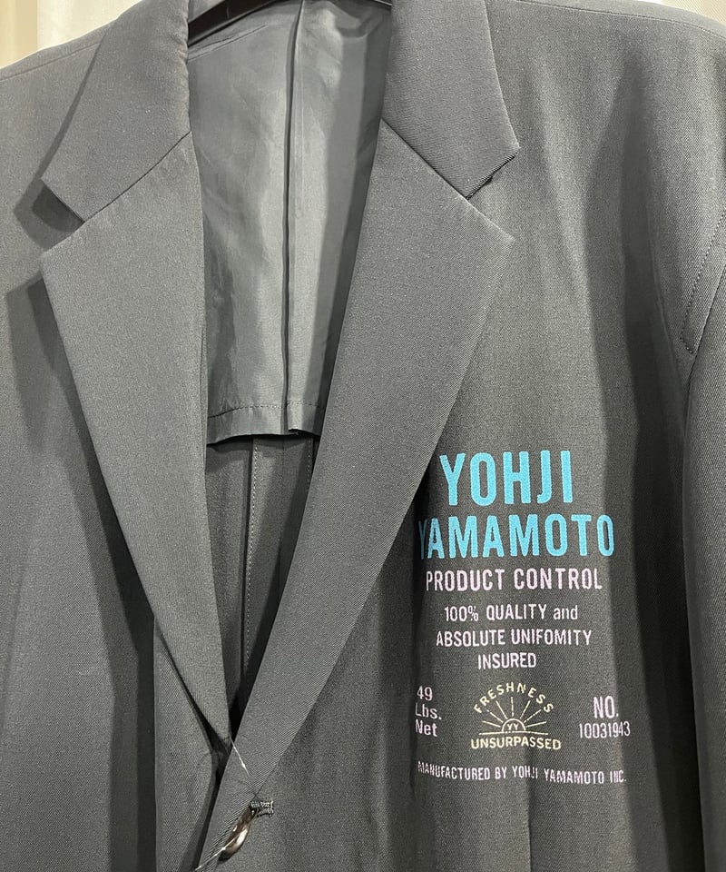 1992SS yohji yamamoto pour homme プリントジャケット(HO-J 1992SS yohji yamamoto pour homme プリントジャケット(HO-J