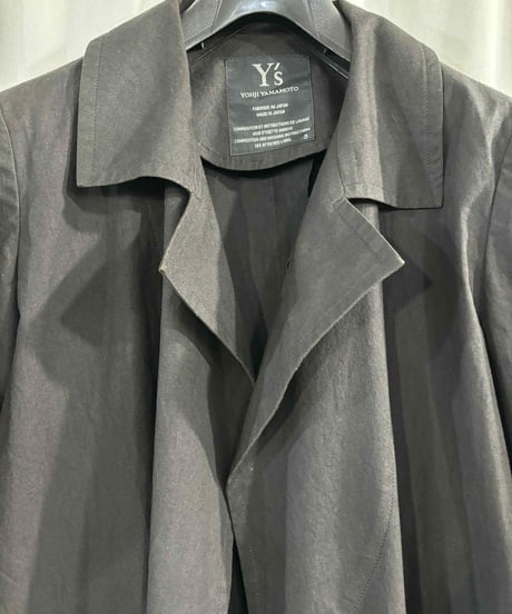 Y's yohji yamamoto コットンロングコート（YX-C01-002）
