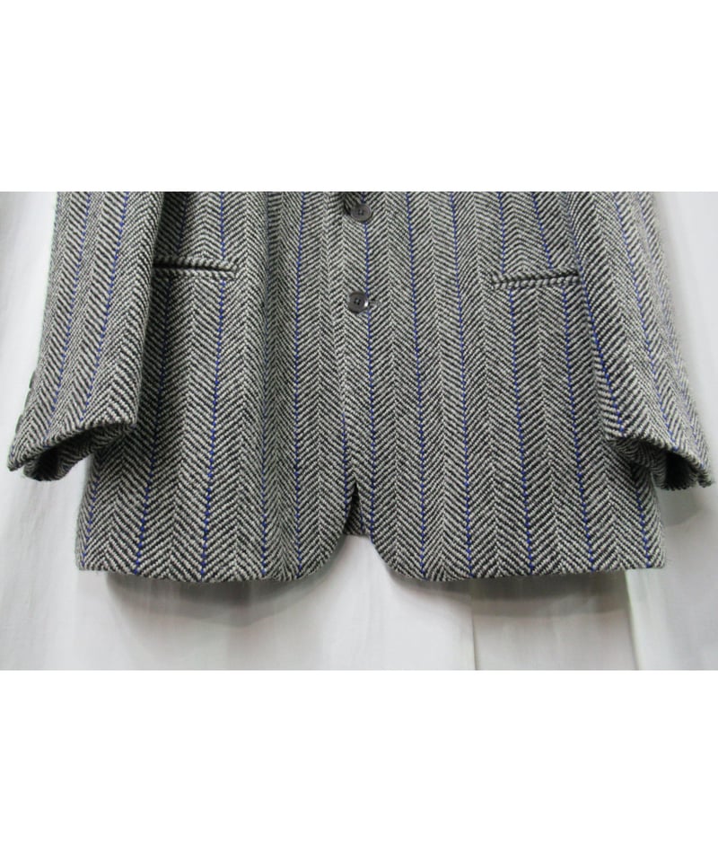 01aw yohji yamamoto pour homme ギャングスター 襟デザイン ツイ...