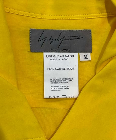 1992SS yohji yamamoto pour homme vintage ブラウス（H-B-242xxx）