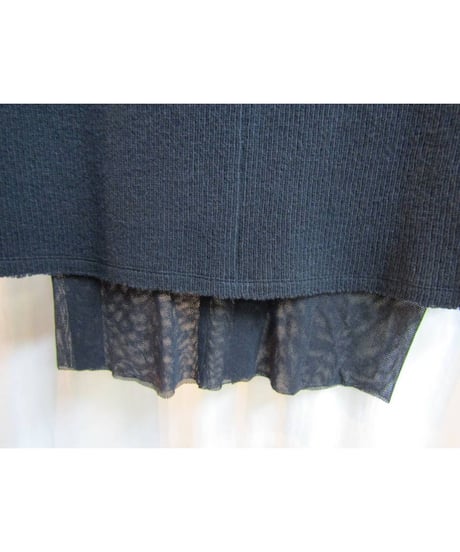 MICHIKO by Y's yohji yamamoto ニットレイヤードロングスカート YK-S30-123