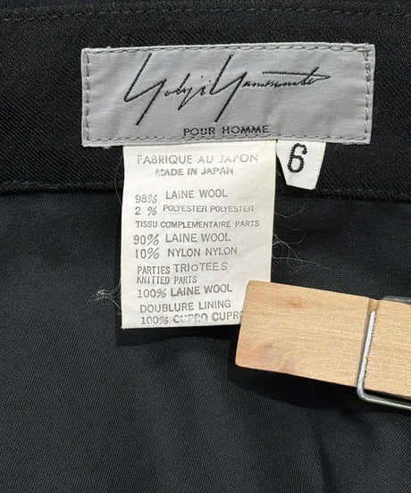 2007AW yohji yamamoto pour homme デザインパンツ（HX-P07-122）