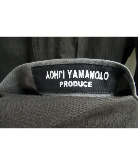 18ss yohji yamamoto pour homme バイカラーロングブラウス  HW-B07-801